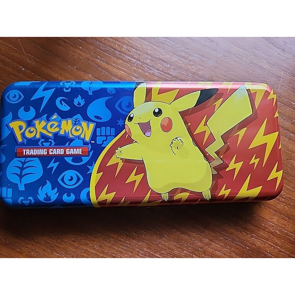 Pokemon Trading Card Game TCG Back To School Pencil Tin Case NEW 2023